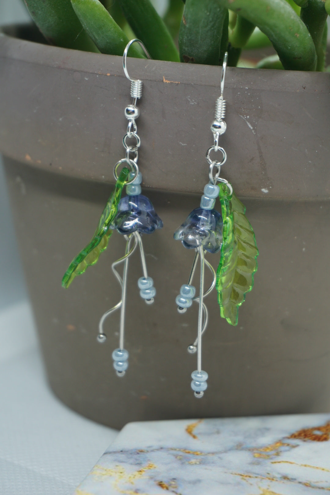 Flower Drop Earrings