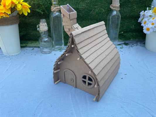 Unique Cardboard Cottage Plans (Digital Download)