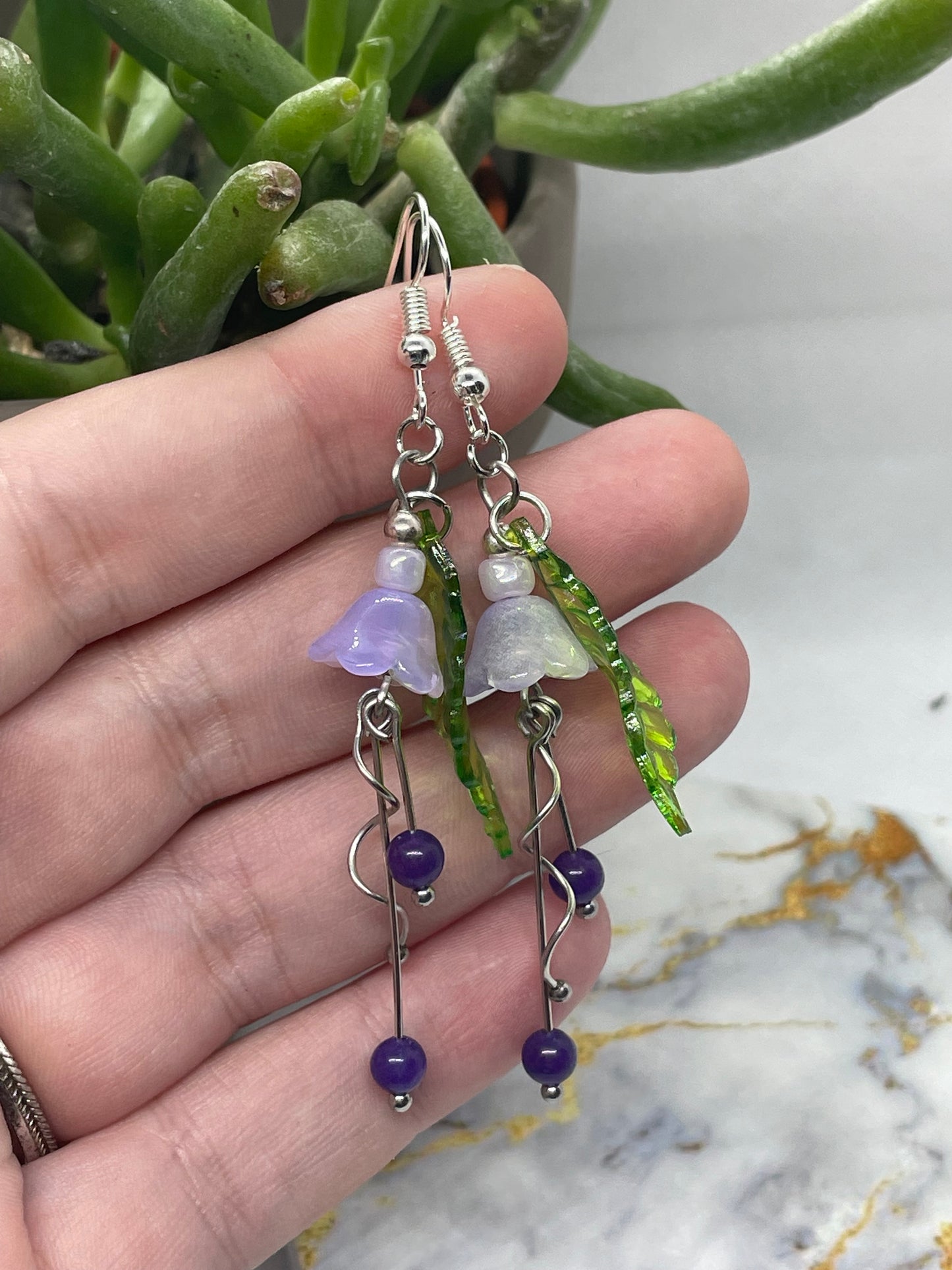 Flower Drop Earrings