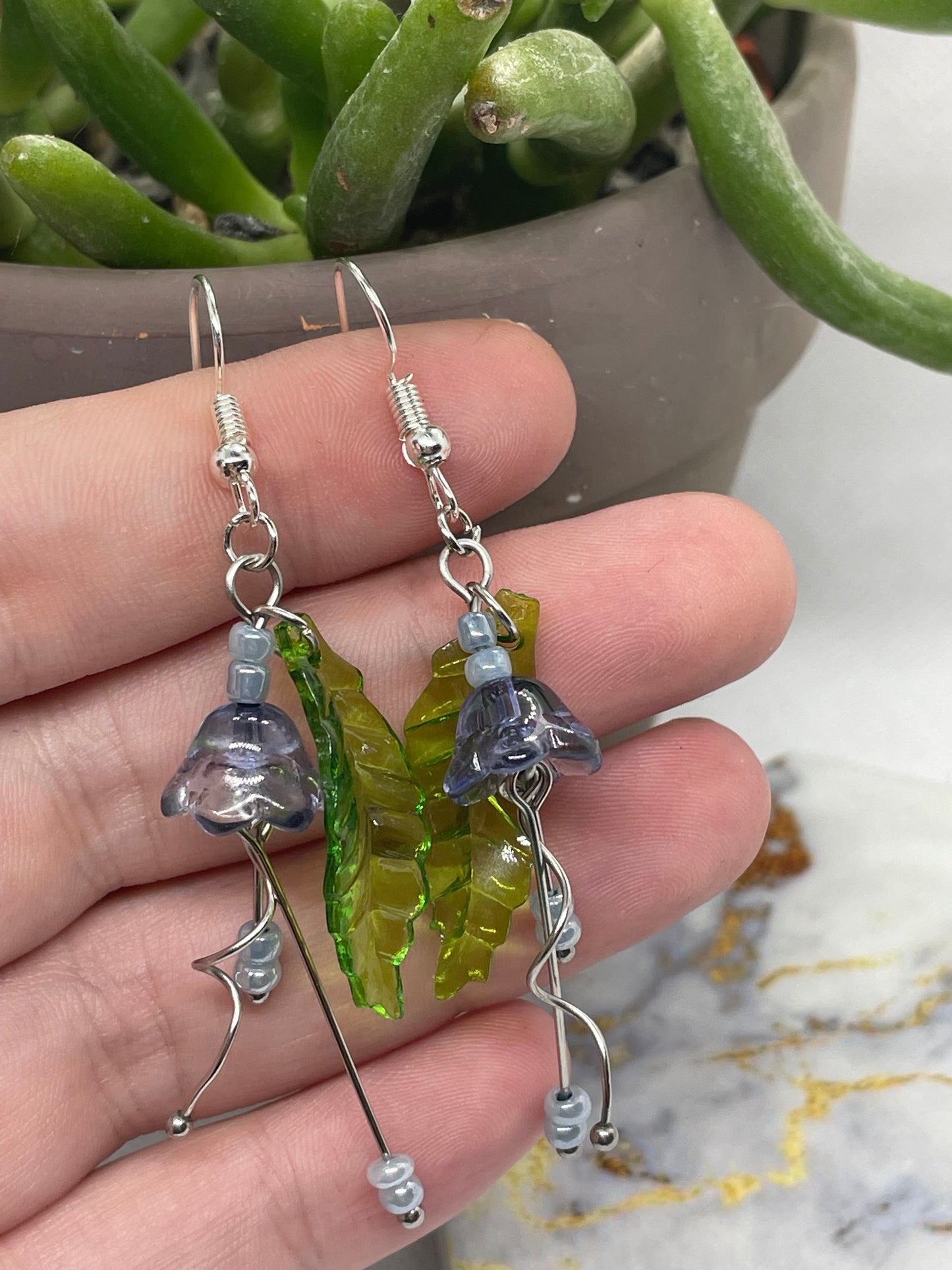 Flower Drop Earrings