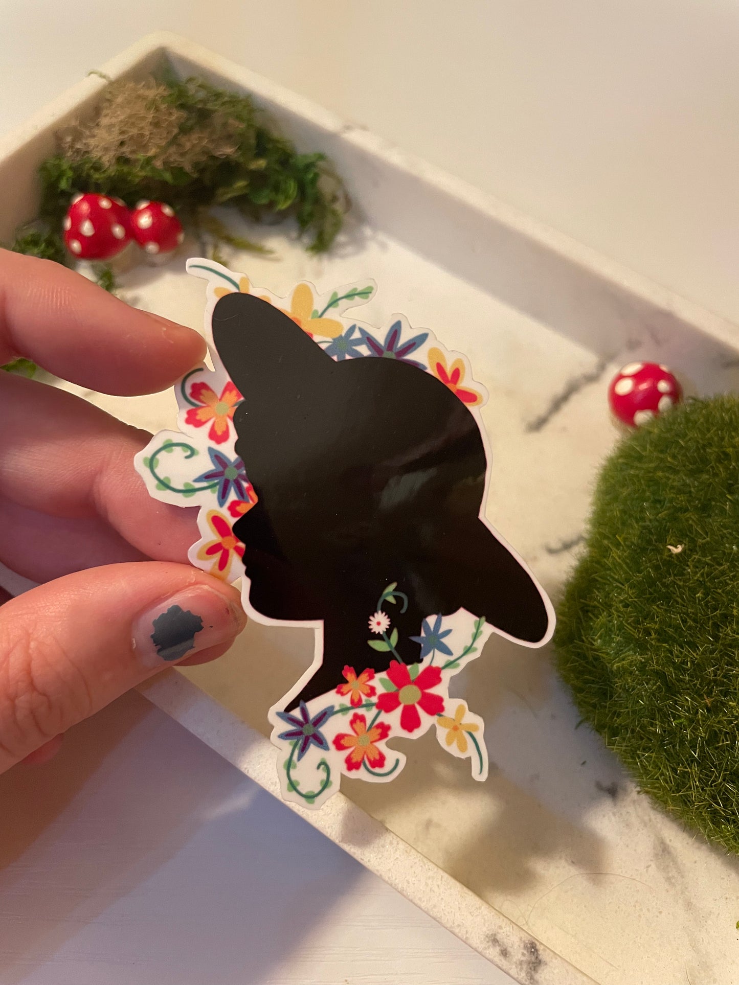 Flower Girl Sticker