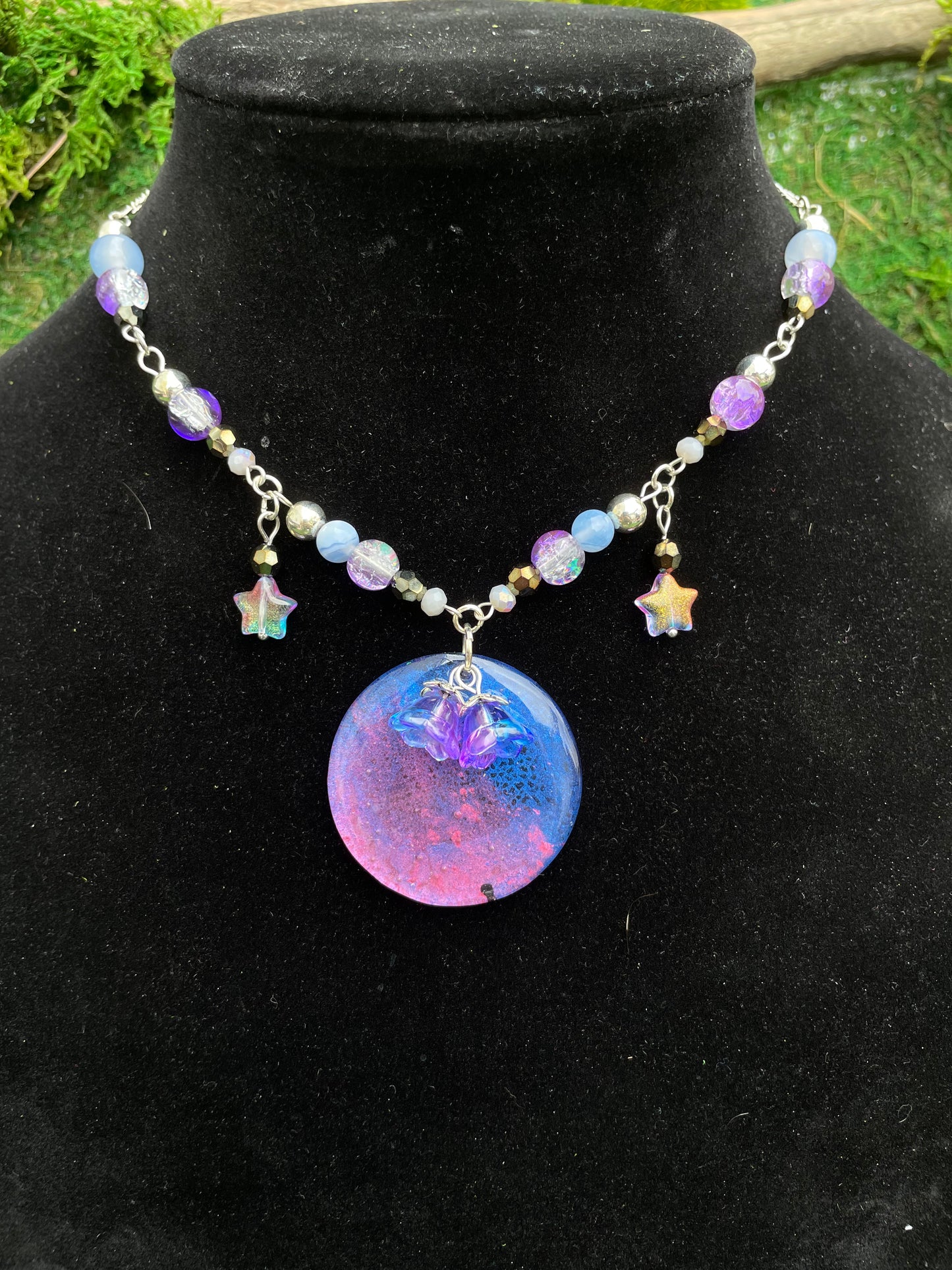 Space Themed Resin Adjustable Choker