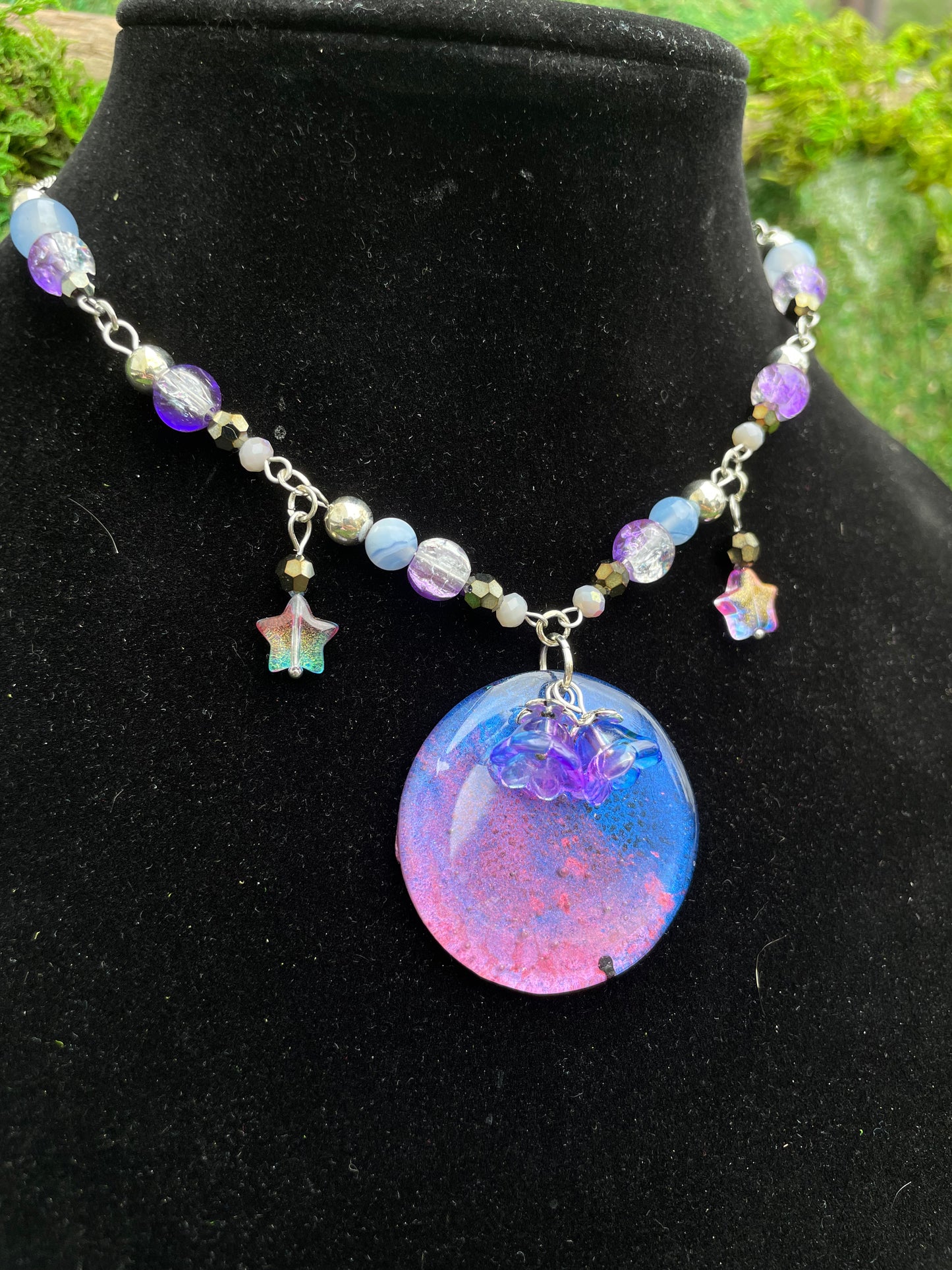 Space Themed Resin Adjustable Choker