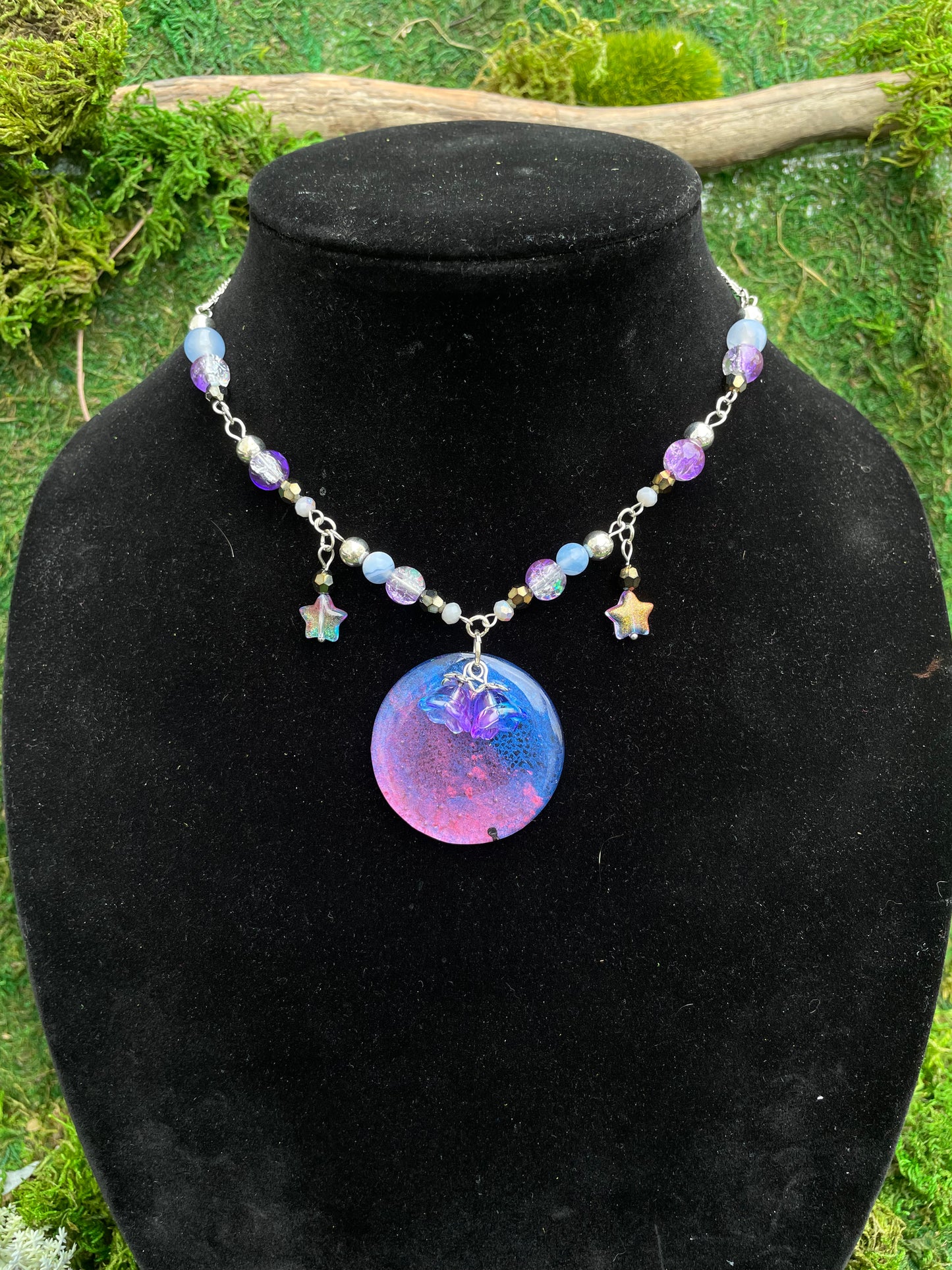 Space Themed Resin Adjustable Choker