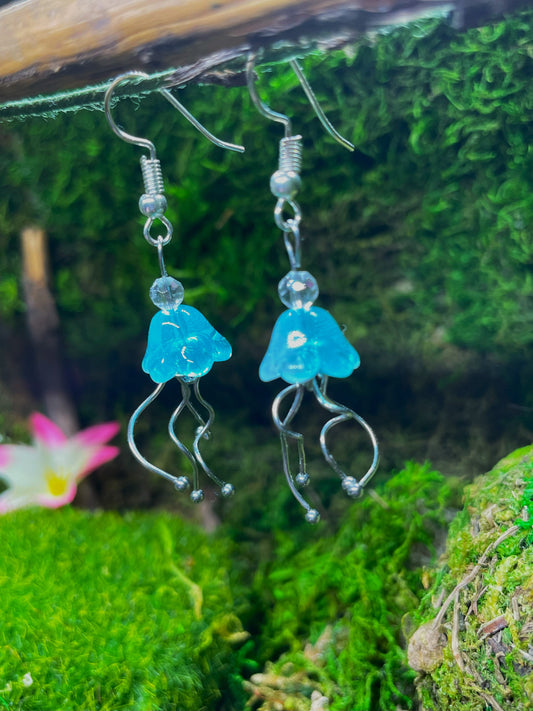 Beaded Jellyfish Earrings