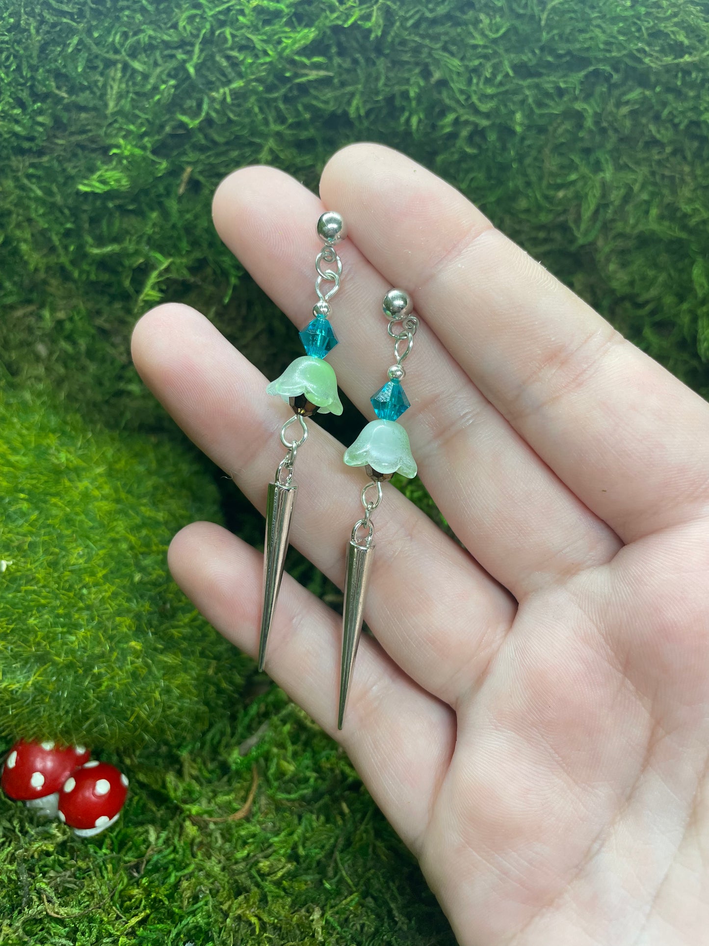 Resin Geode Beaded Choker Necklace Earring Set