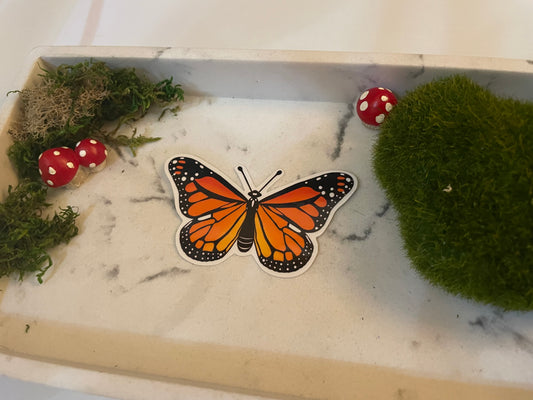 Monarch Butterfly Sticker