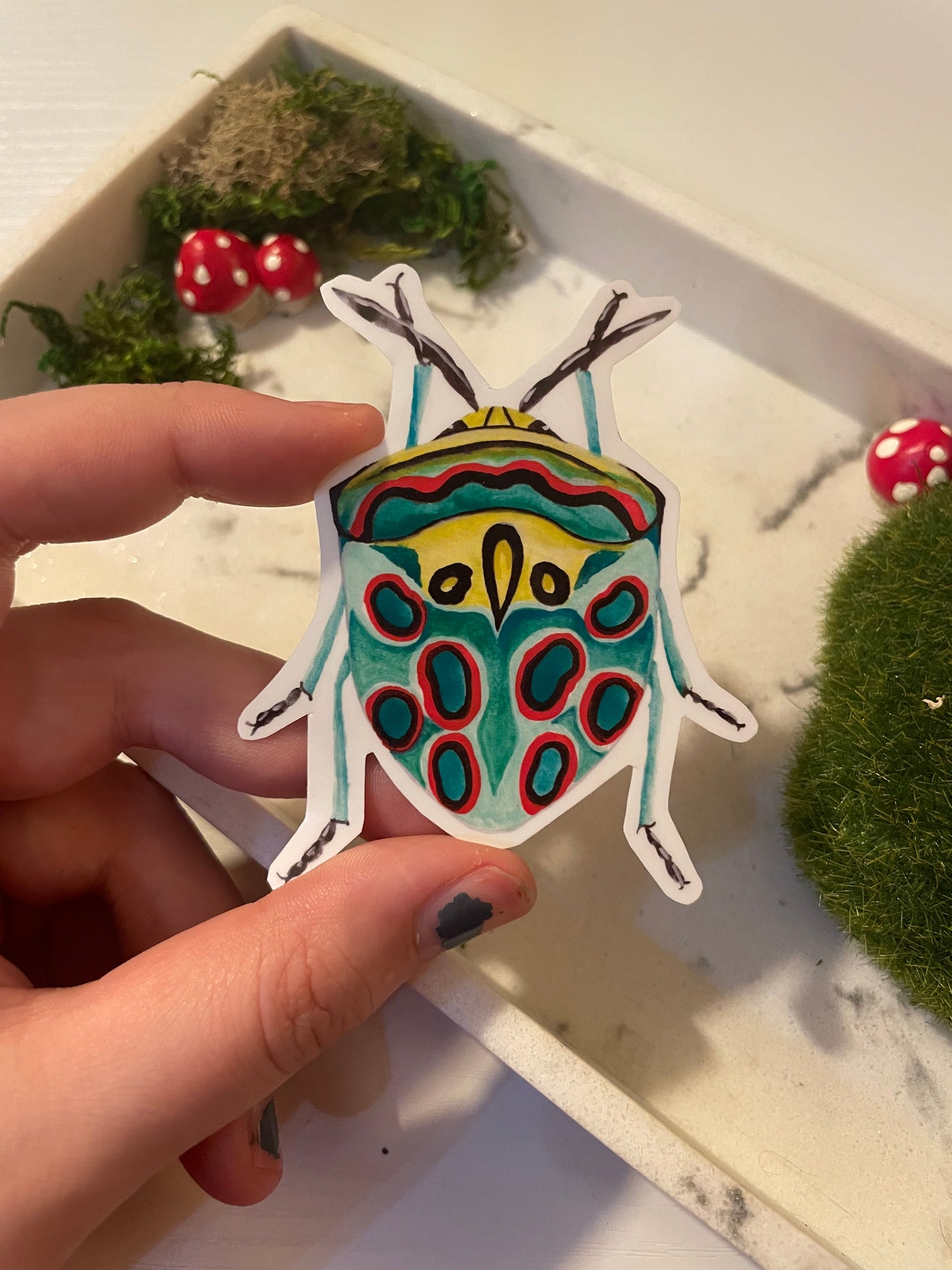 Picasso Bug Sticker