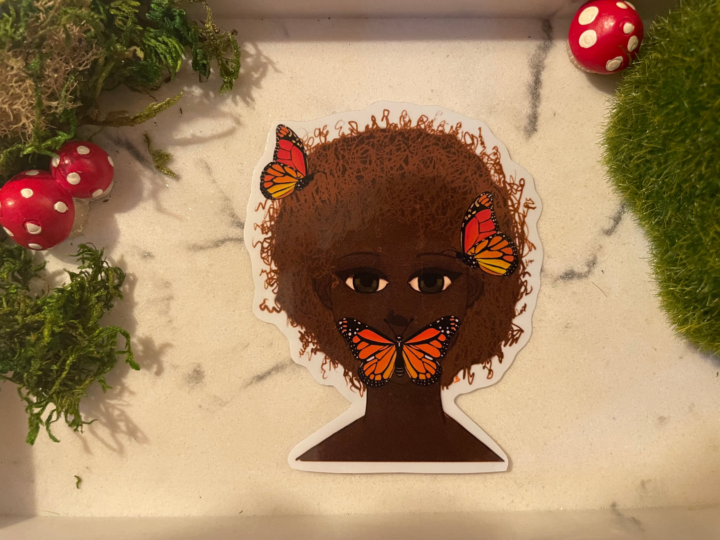 Butterfly Kisses Sticker