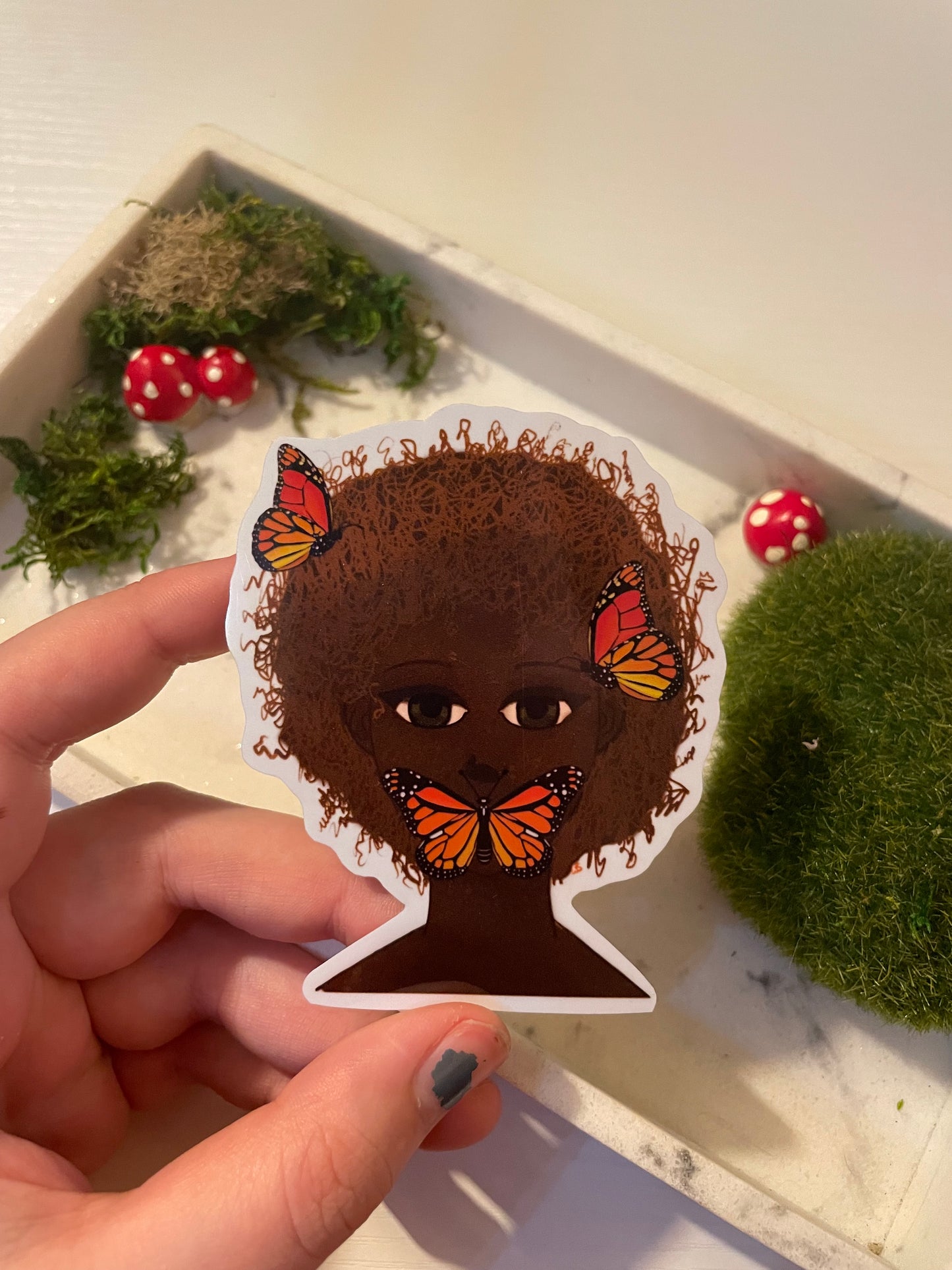 Butterfly Kisses Sticker