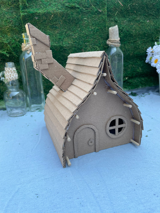 Unique Cardboard Cottage Plans (Digital Download)