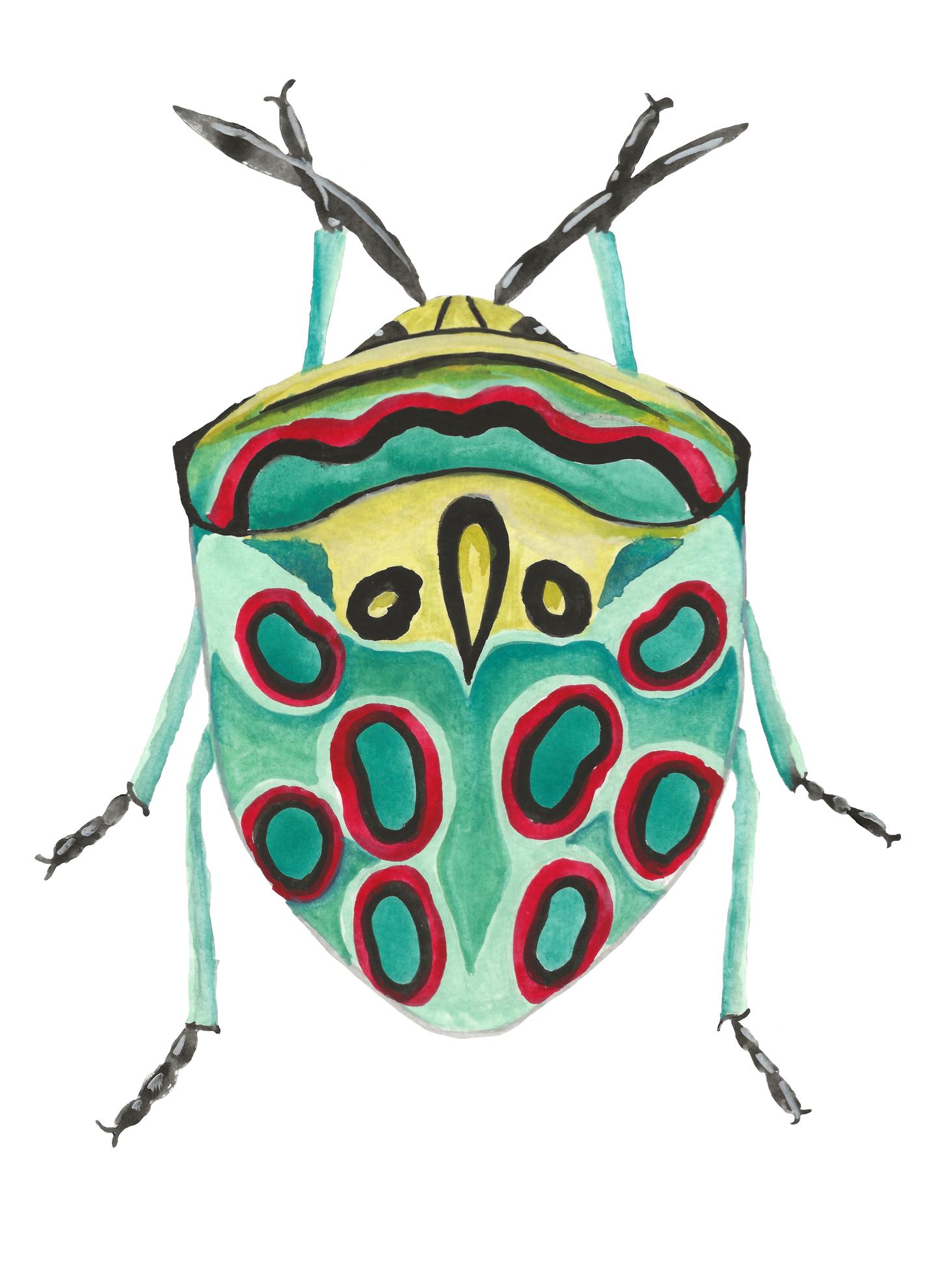 Picasso Bug Print