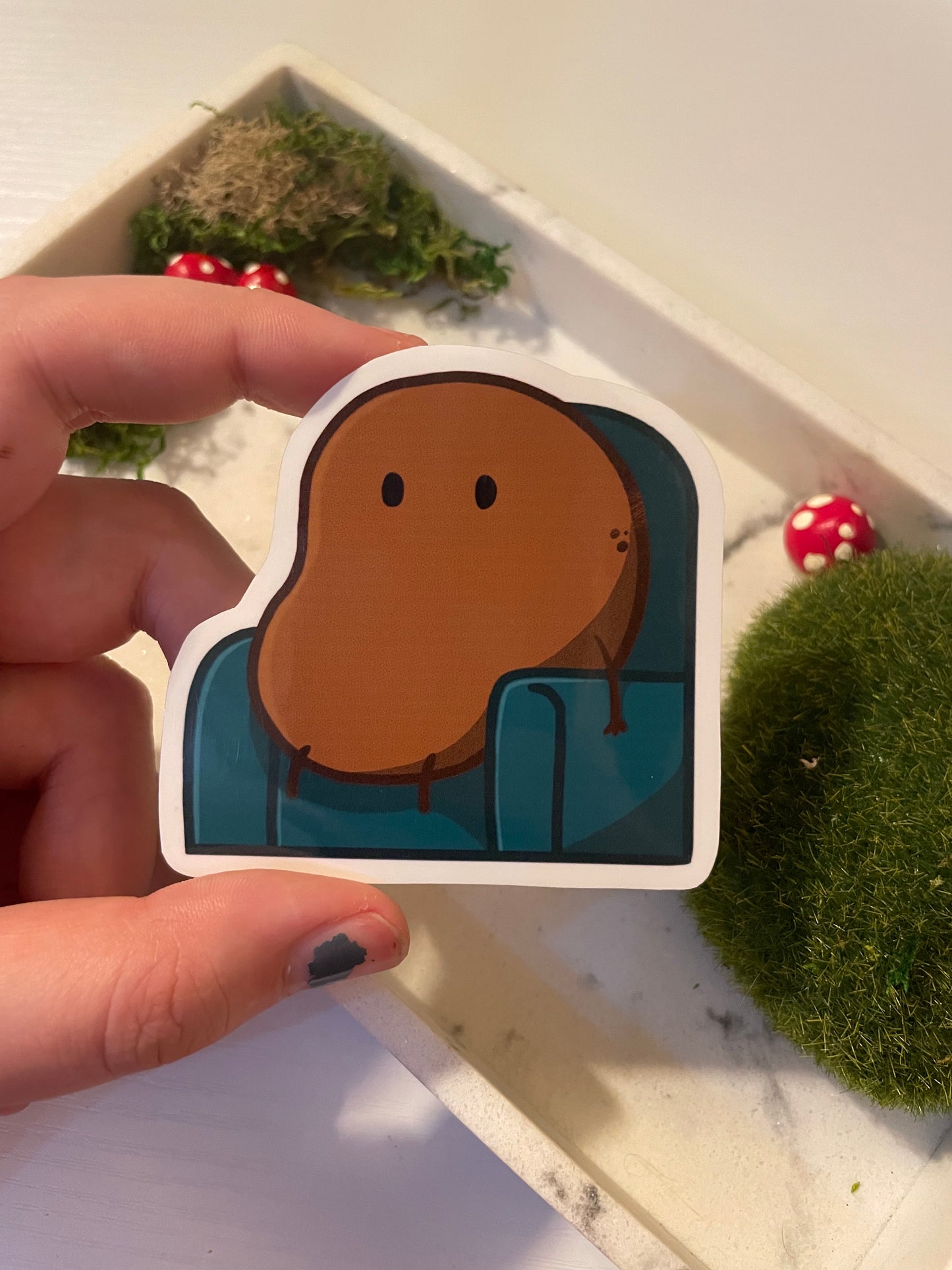Couch Potato Sticker